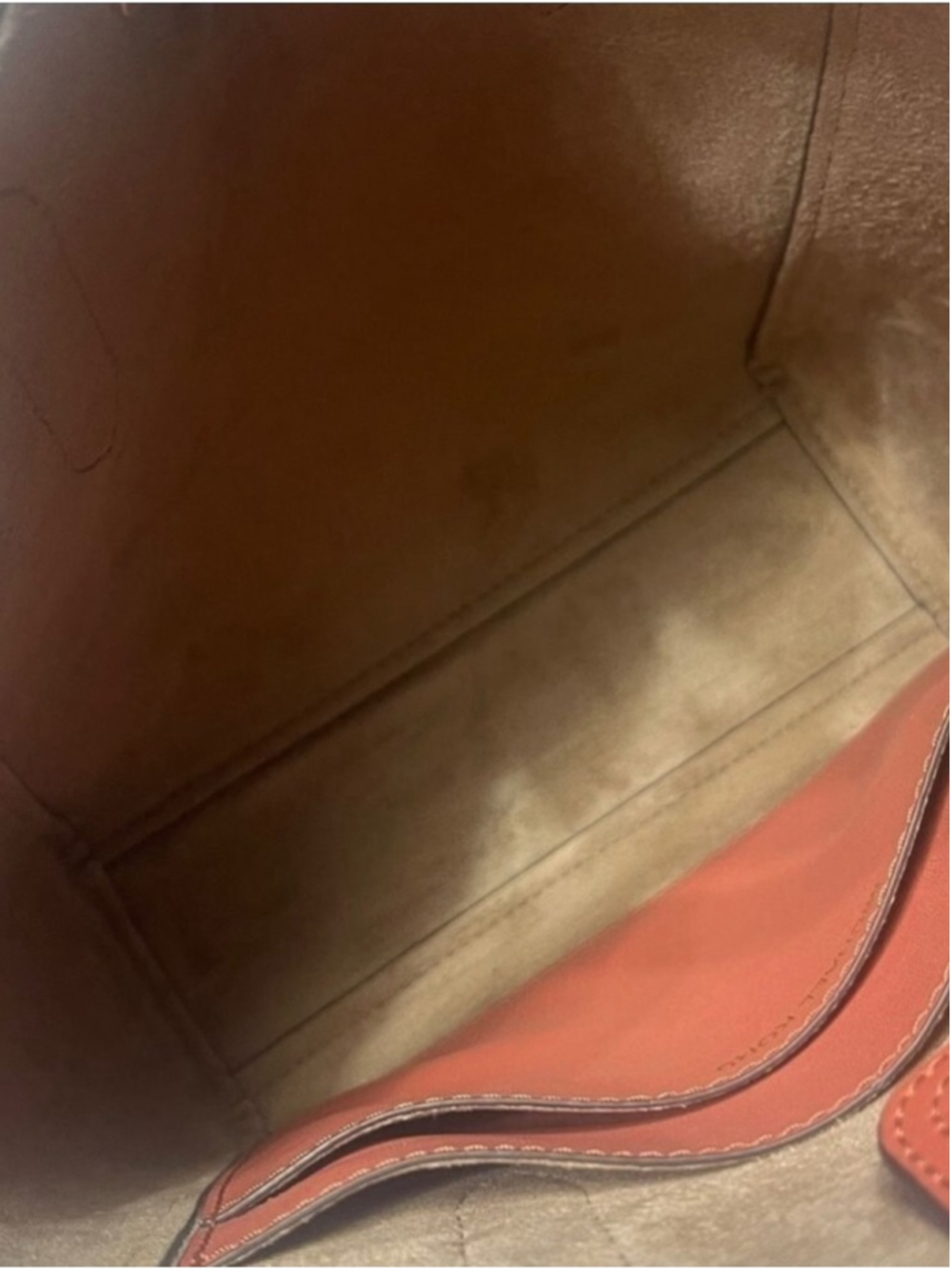 Michael Kors Sinclair Logo Shopper Tote & Matching Wallet Cinnamon Pink Cream - Picture 7 of 13